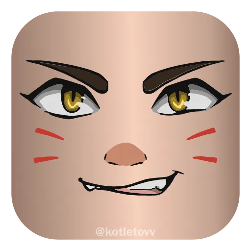😼 Эмодзи «Roblox Faces 👉» для Telegram
