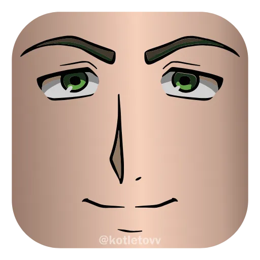 🙂 Эмодзи «Roblox Faces 👉» для Telegram