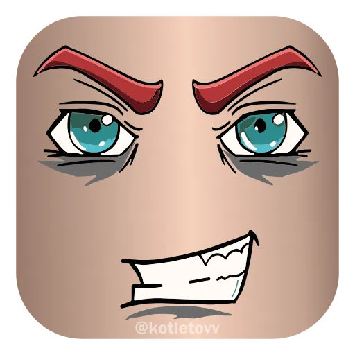 😼 Эмодзи «Roblox Faces 👉» для Telegram