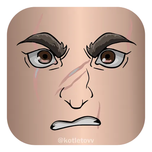 😡 Эмодзи «Roblox Faces 👉» для Telegram