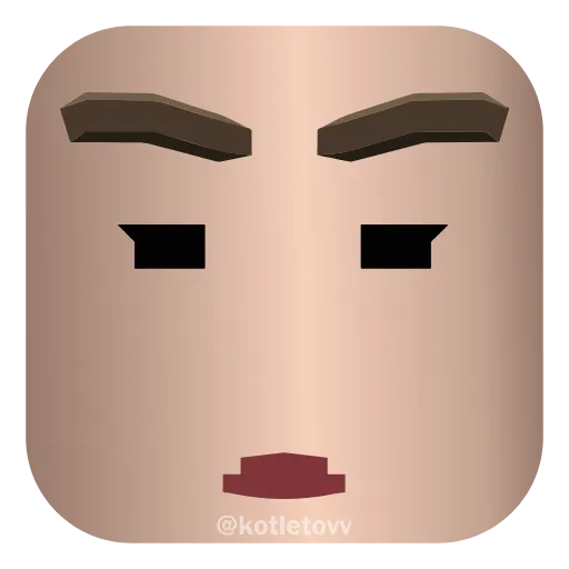 😑 Эмодзи «Roblox Faces 👉» для Telegram