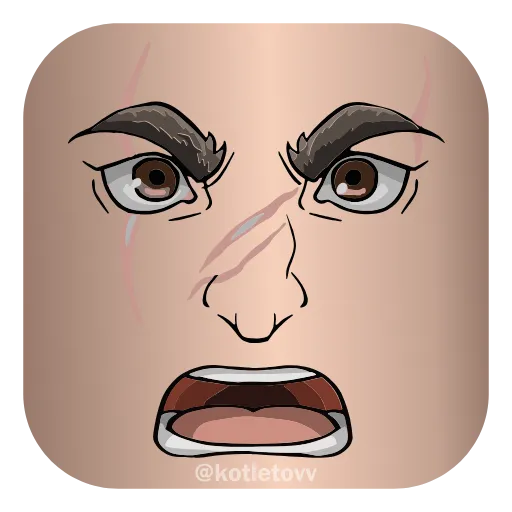 🤬 Эмодзи «Roblox Faces 👉» для Telegram