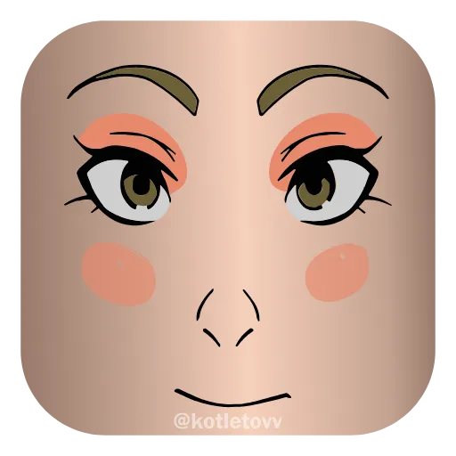 🥺 Эмодзи «Roblox Faces 👉» для Telegram
