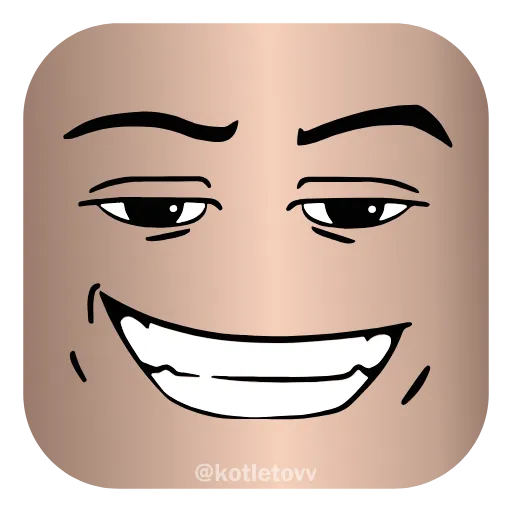 😼 Эмодзи «Roblox Faces 👉» для Telegram
