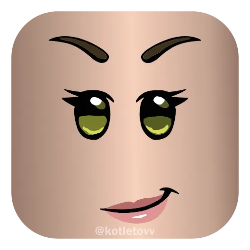 😼 Эмодзи «Roblox Faces 👉» для Telegram