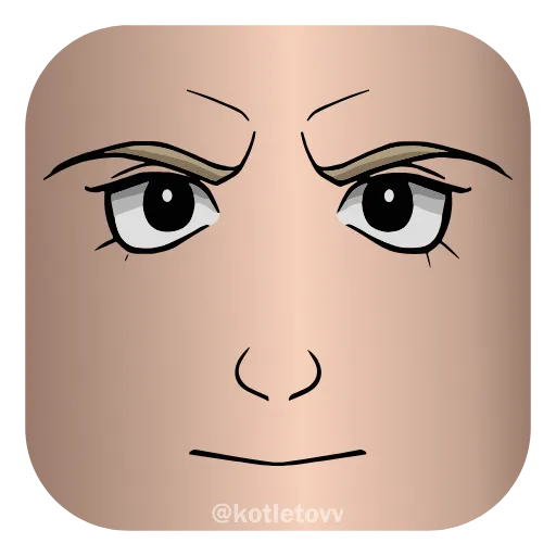 😠 Эмодзи «Roblox Faces 👉» для Telegram