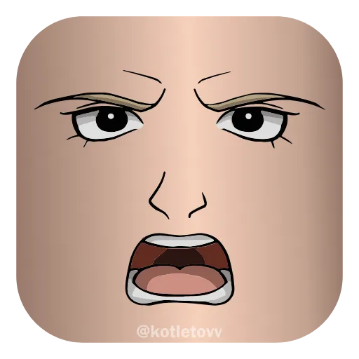 🤬 Эмодзи «Roblox Faces 👉» для Telegram