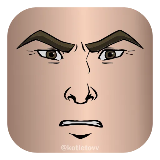 🤢 Эмодзи «Roblox Faces 👉» для Telegram