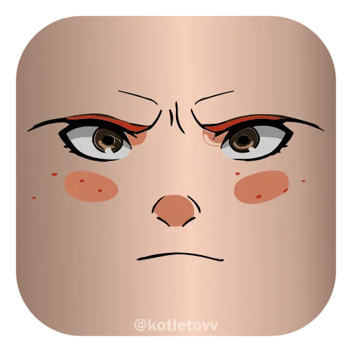 😠 Эмодзи «Roblox Faces 👉» для Telegram