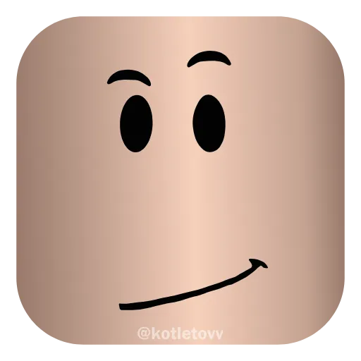 😏 Эмодзи «Roblox Faces 👉» для Telegram