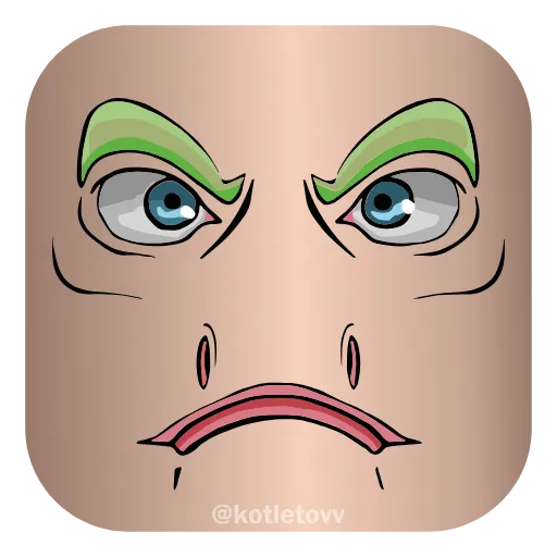 👹 Эмодзи «Roblox Faces 👉» для Telegram