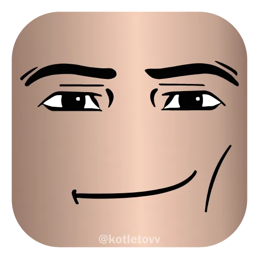 Эмодзи Roblox Faces 👉 для Telegram — скачать