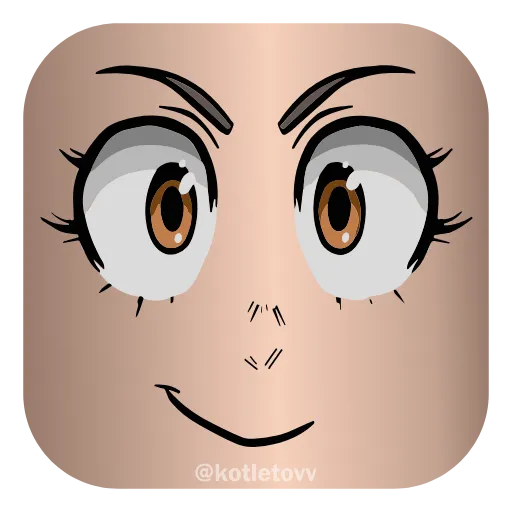 😈 Эмодзи «Roblox Faces 👉» для Telegram