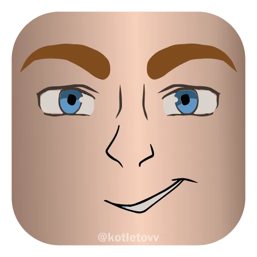 😏 Эмодзи «Roblox Faces 👉» для Telegram
