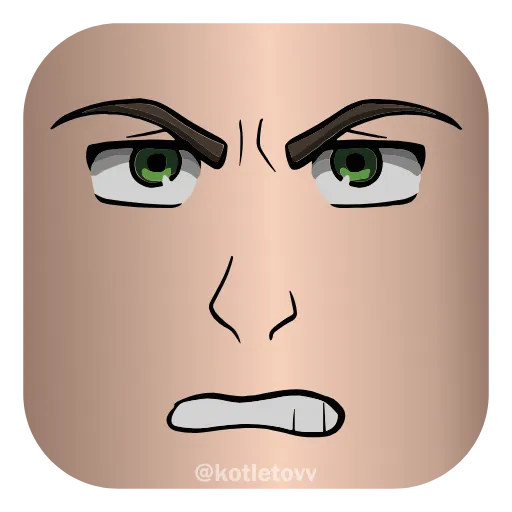 👺 Эмодзи «Roblox Faces 👉» для Telegram