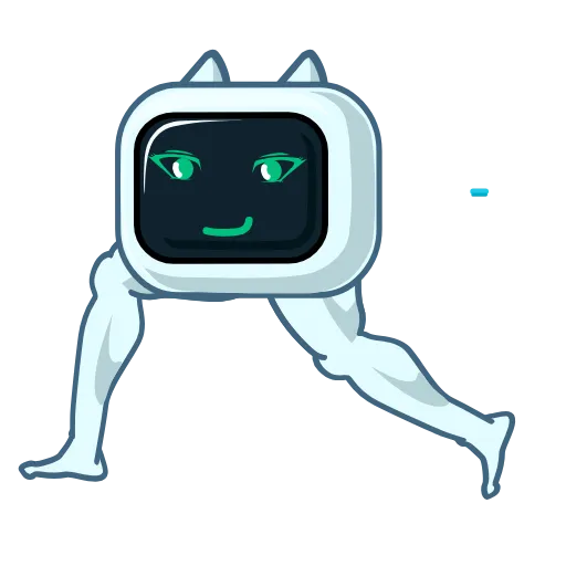 🏃‍♂ Эмодзи «🤔Робокот» для Telegram