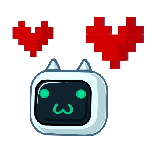🥰 Эмодзи «🤔Робокот» для Telegram
