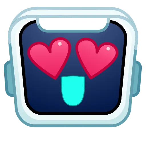 😍 Стикер «Robo Emoji» для Telegram