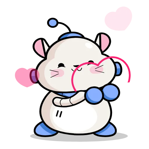 😘 Эмодзи «Robo Nelly» для Telegram