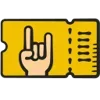 🎫 Эмодзи «Rock» для Telegram