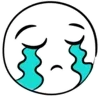 😭 Эмодзи «Очень Эмоциональная» для Telegram