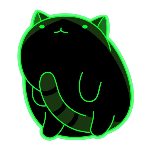 💚 Эмодзи «Rolling Cats» для Telegram