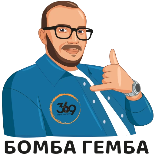 Стикерпак Romangaripov для Telegram — скачать
