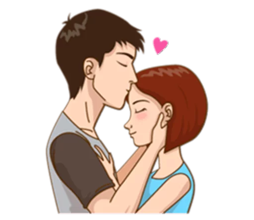 💏 Стикер «Romantic Couple In Love» для Telegram