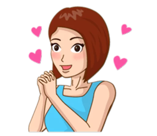 😍 Стикер «Romantic Couple In Love» для Telegram