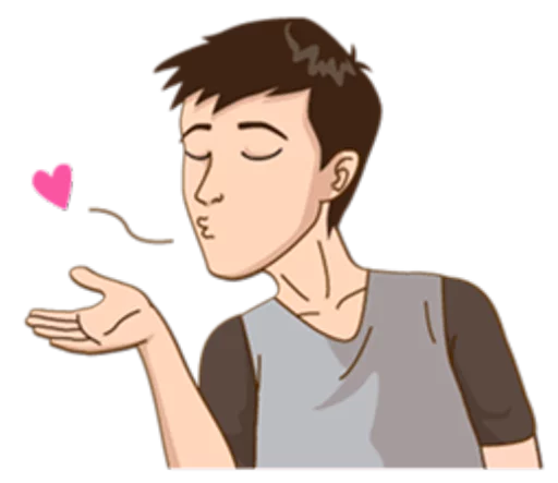 😘 Стикер «Romantic Couple In Love» для Telegram