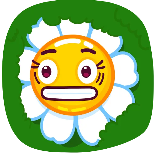 😬 Эмодзи «Romashka» для Telegram