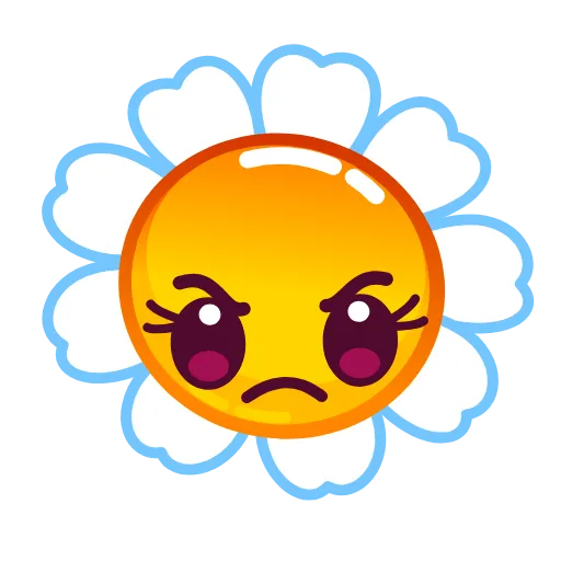 😡 Эмодзи «Romashka» для Telegram
