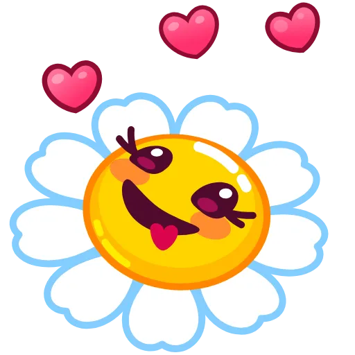 🥰 Эмодзи «Romashka» для Telegram