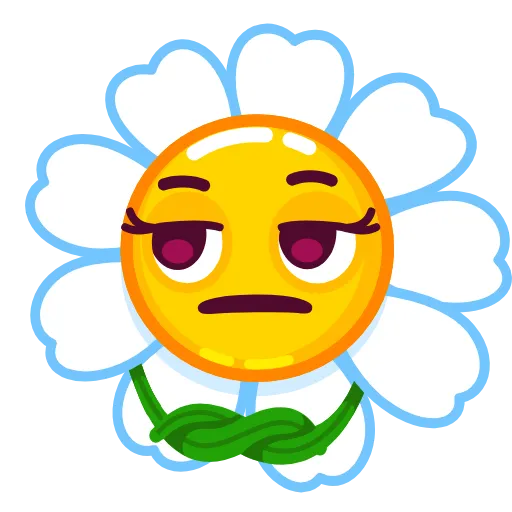 🙄 Эмодзи «Romashka» для Telegram