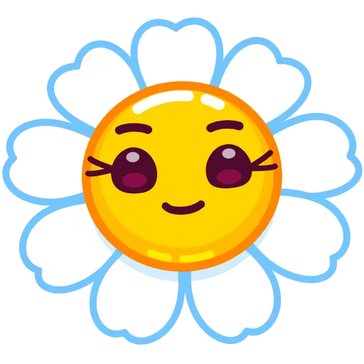 😘 Эмодзи «Romashka» для Telegram