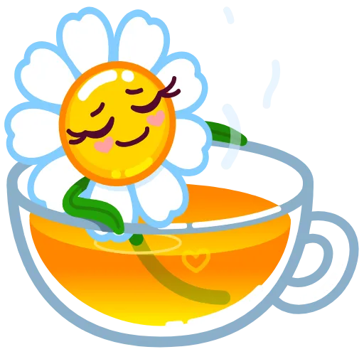 ☕️ Эмодзи «Romashka» для Telegram