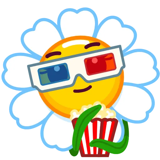 🍿 Эмодзи «Romashka» для Telegram
