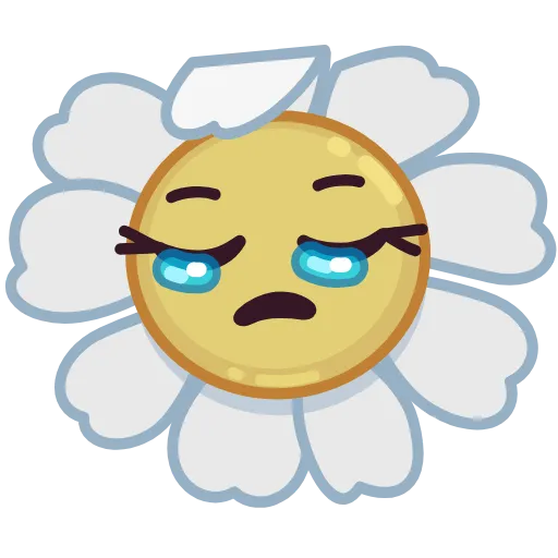 😭 Эмодзи «Romashka» для Telegram