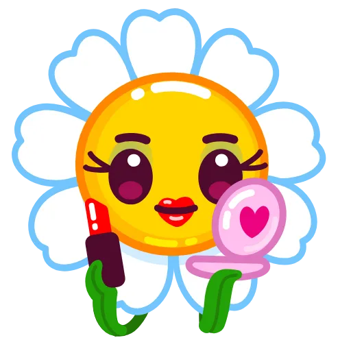 💅 Эмодзи «Romashka» для Telegram