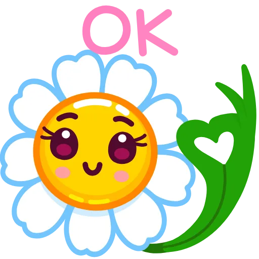 👌 Эмодзи «Romashka» для Telegram