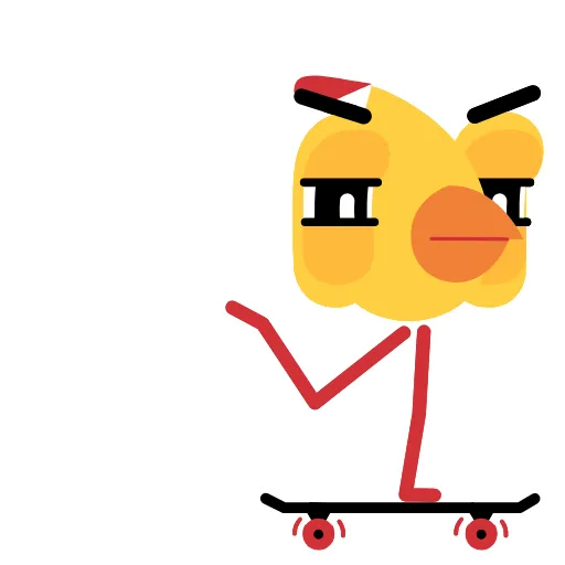 😑 Эмодзи «Rombo Bird» для Telegram