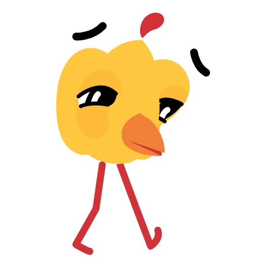🐤 Эмодзи «Rombo Bird» для Telegram