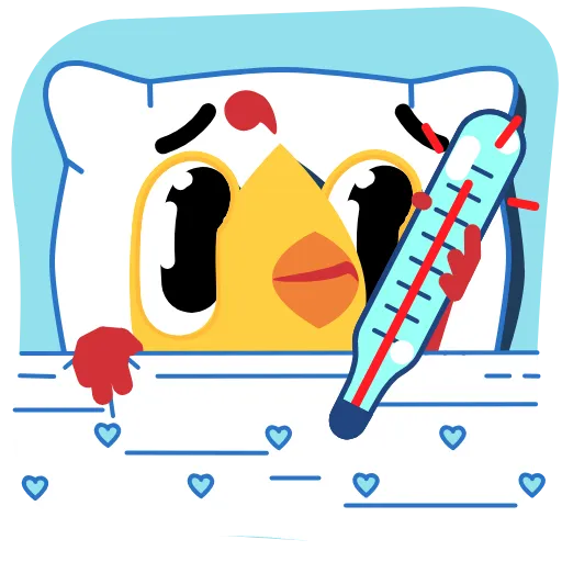 🤒 Эмодзи «Rombo Bird» для Telegram