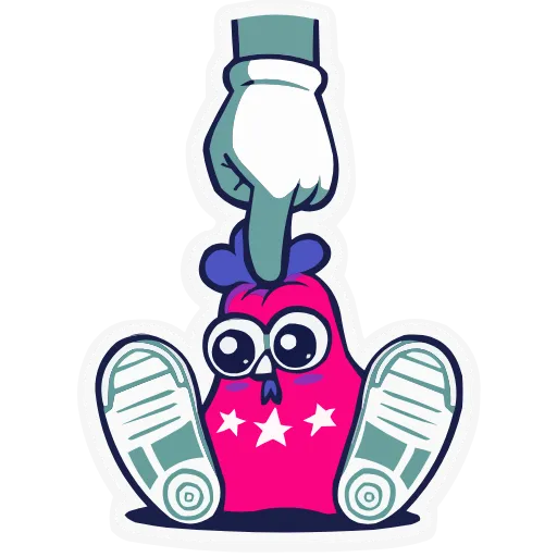 😊 Эмодзи «Набор эмоджи с петушком Рустом из ВК в качестве» для Telegram