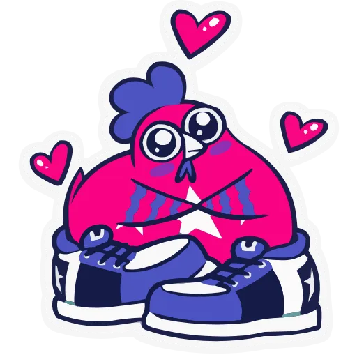 🥰 Эмодзи «Набор эмоджи с петушком Рустом из ВК в качестве» для Telegram