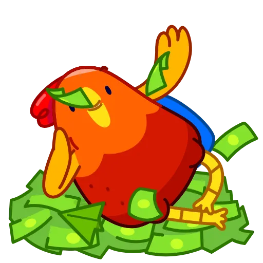 🤑 Эмодзи «Rooster» для Telegram