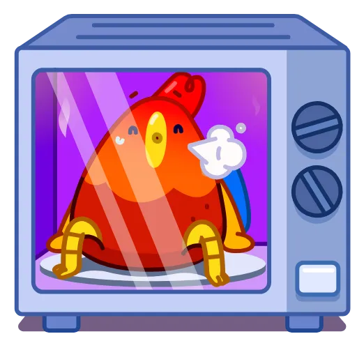 🥵 Эмодзи «Rooster» для Telegram
