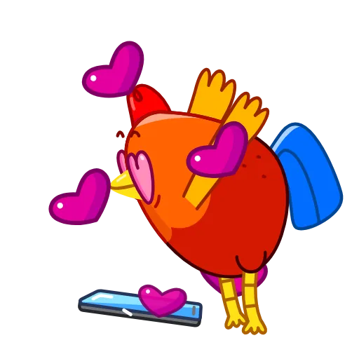 ❤️ Эмодзи «Rooster» для Telegram