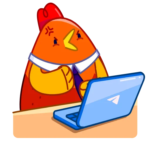 👨‍💻 Эмодзи «Rooster» для Telegram