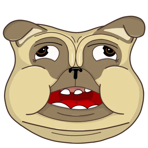 🙃 Стикер «Roro and Poro» для Telegram